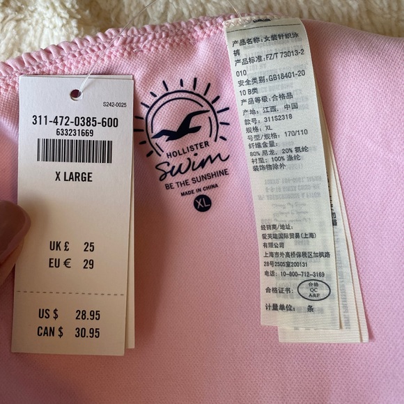 π©΅BNWT Hollister Cheeky Bathing Suit Bottoms. β¨3 FOR $20β¨ - Picture 3 of 3